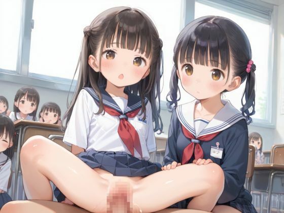 つるぺた少女たちのエッチなすじまん_2