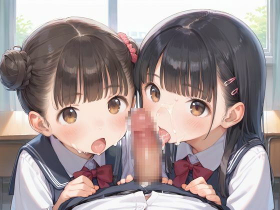 つるぺた少女たちのエッチなすじまん_9