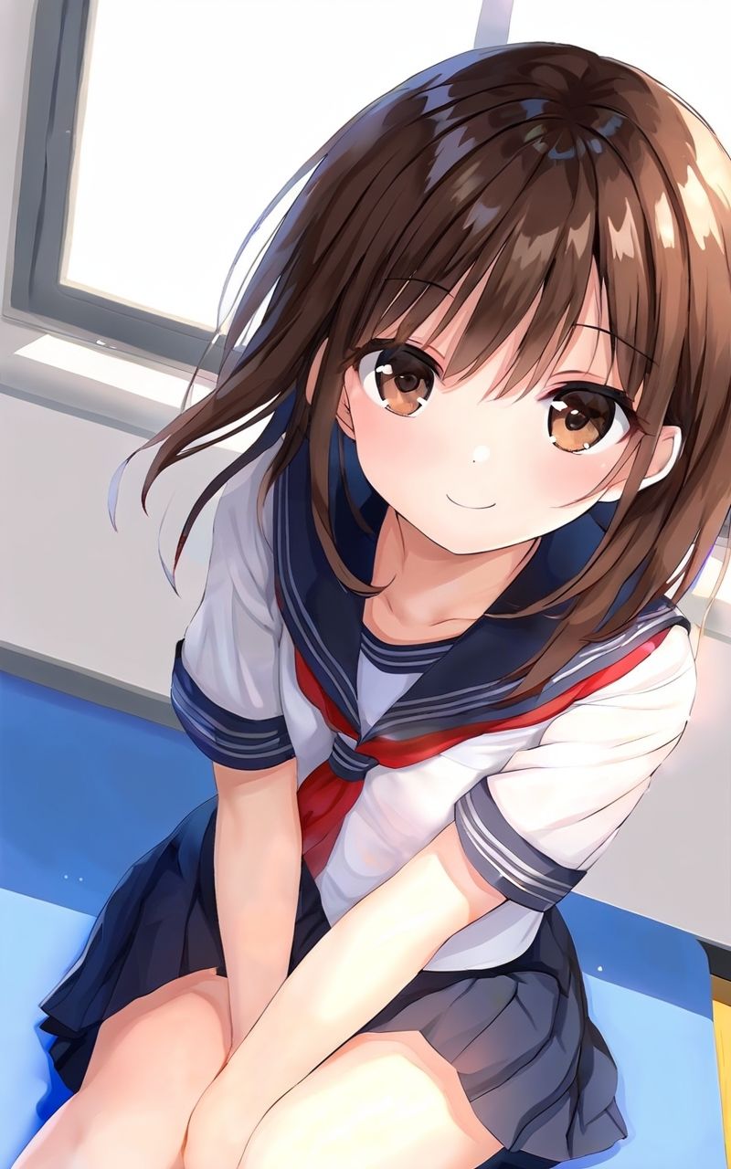 制服妹の誘惑でゼロ距離SEX! 画像1