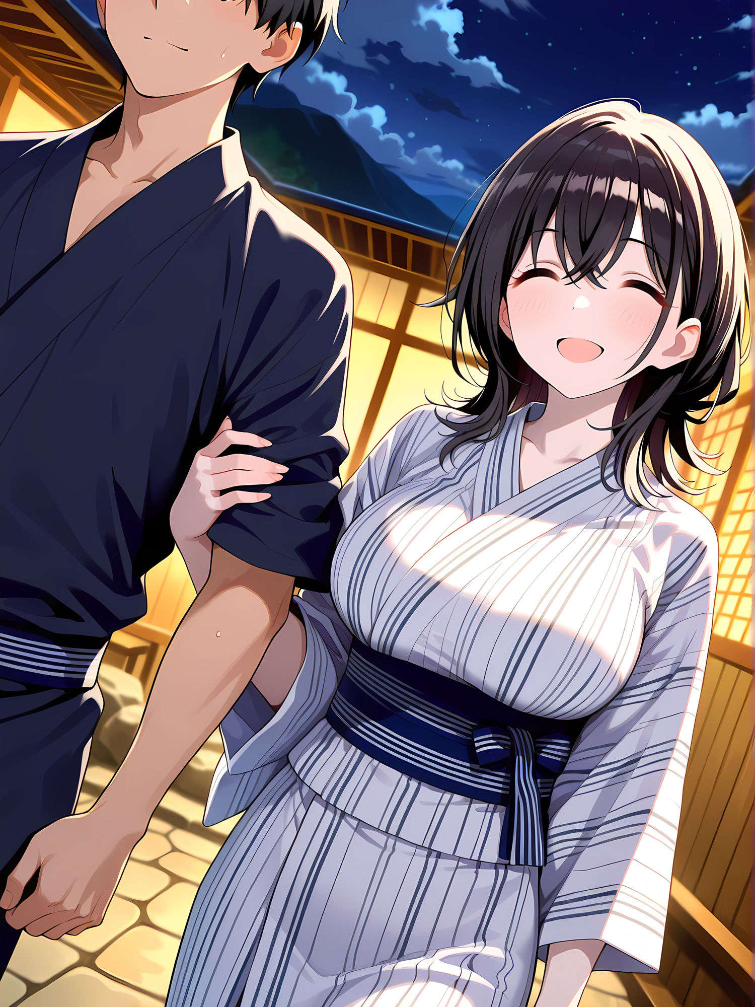 催○使って他人の彼女と温泉ックス!21