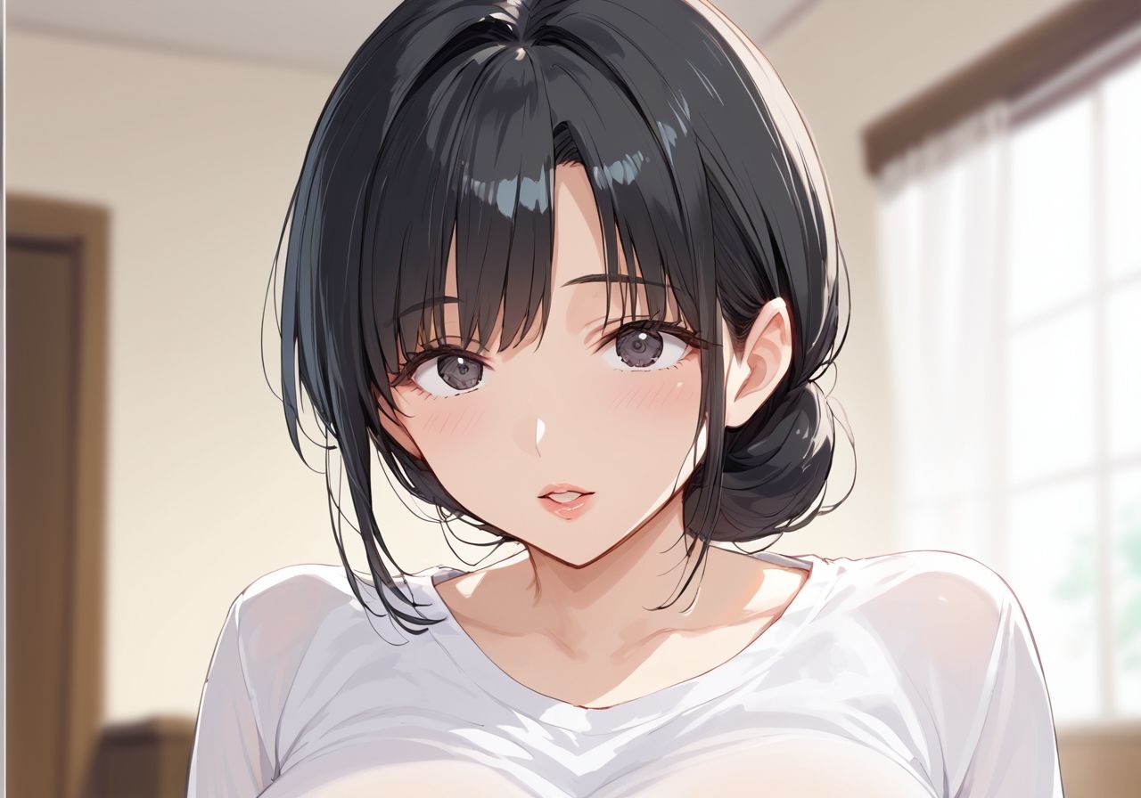 相部屋NTR巨乳上司と不倫セックス 画像1