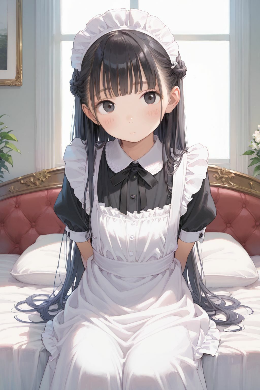 サンプル画像4:生意気少女を俺専用のメイドにして性教育する話(ましゅまろみるく) [d_575735]