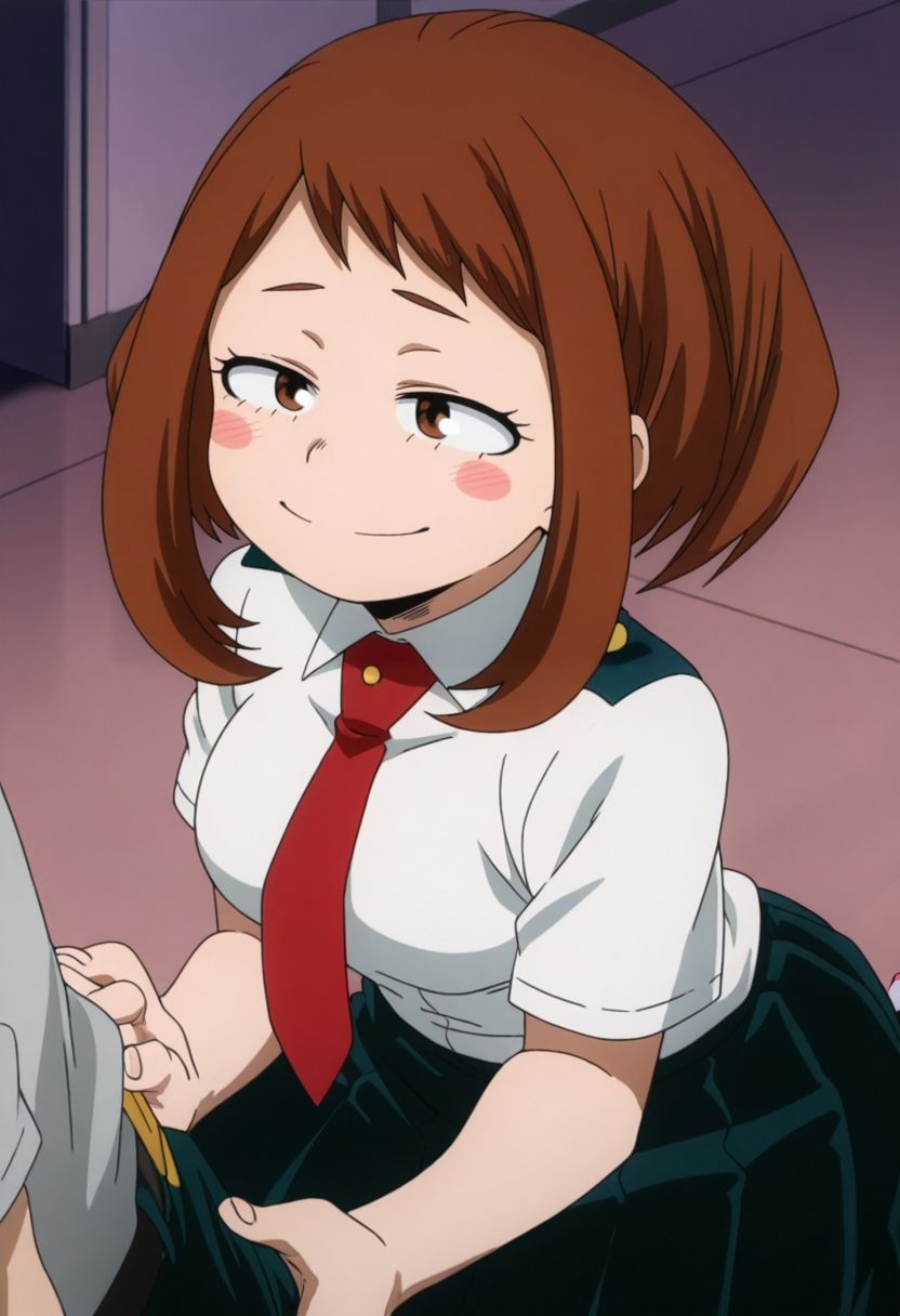 サンプル画像2:俺たちの性処理担当  -麗日お茶子-(お手軽！ひろいんメス化計画) [d_575768]