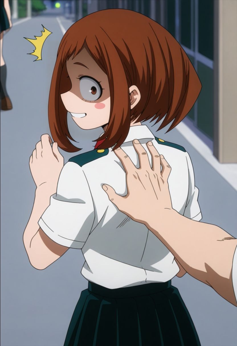 サンプル画像5:俺たちの性処理担当  -麗日お茶子-(お手軽！ひろいんメス化計画) [d_575768]