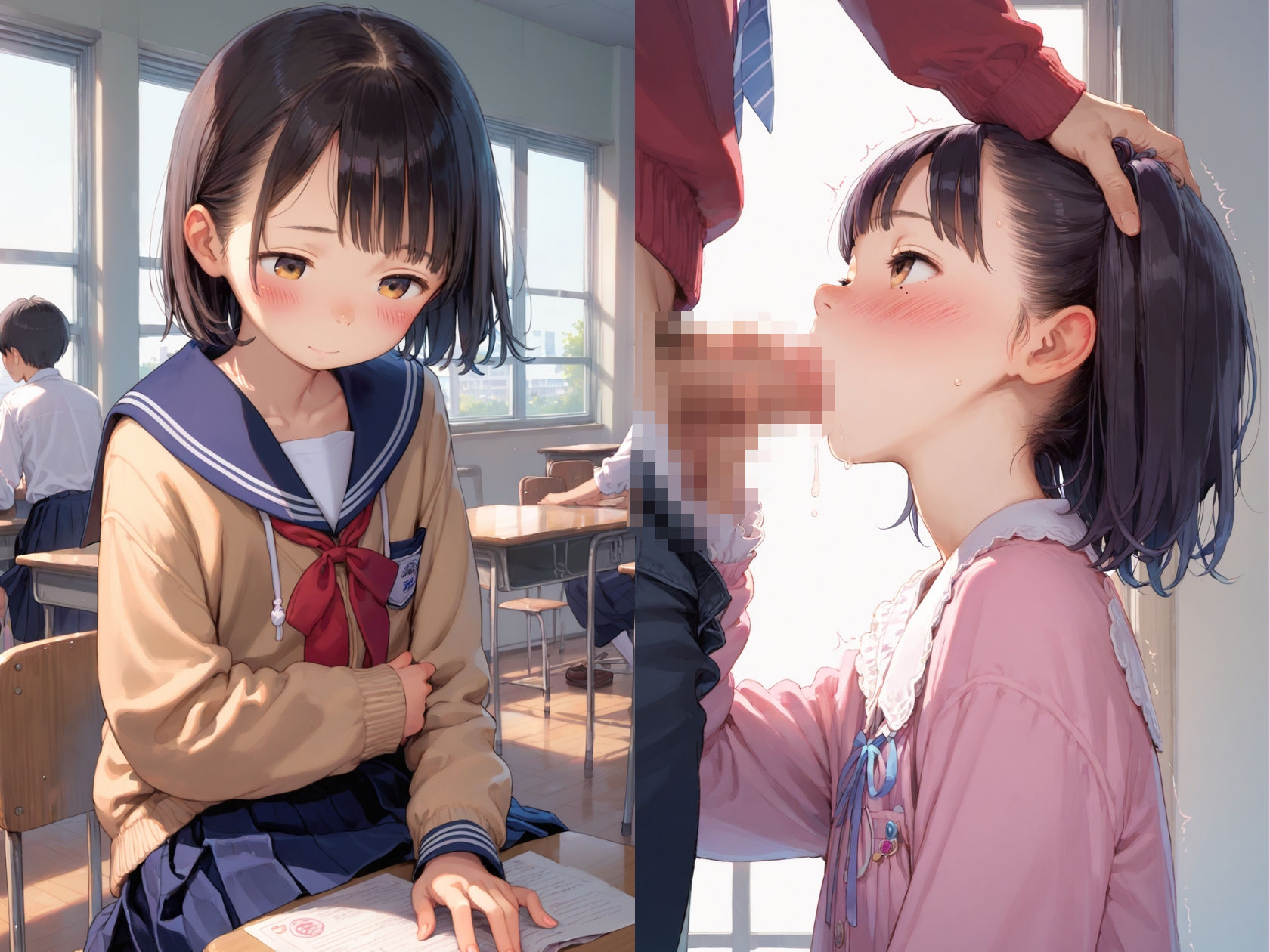 つるぺたドエロ少女と放課後ガチハメ ろりっ子暮らし エロ画像2
