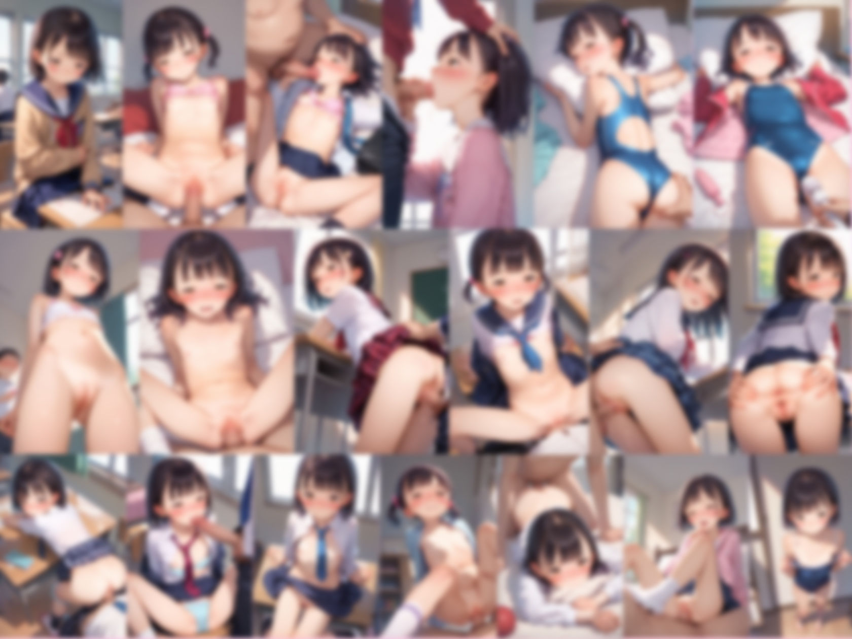 つるぺたドエロ少女と放課後ガチハメ ろりっ子暮らし エロ画像8