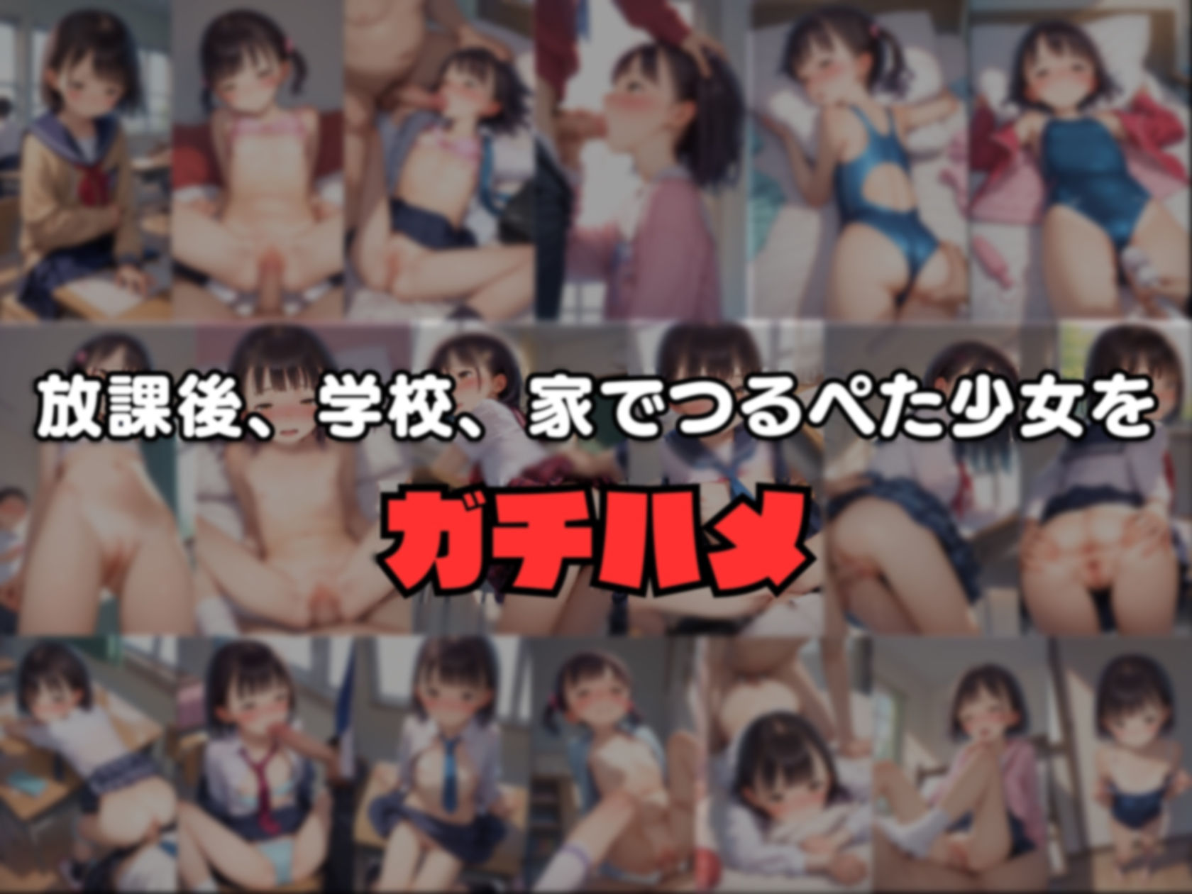 つるぺたドエロ少女と放課後ガチハメ ろりっ子暮らし エロ画像9