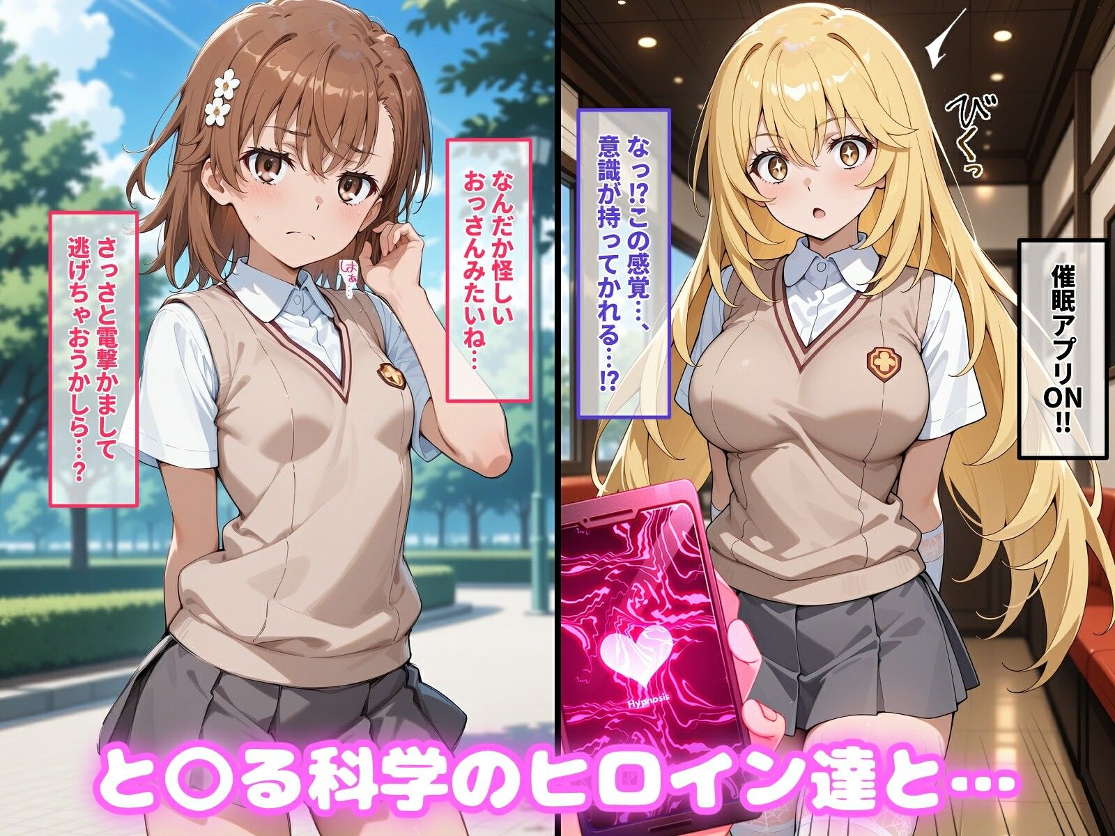 サンプル画像1:と〇る科学のヒロイン達と汗だく孕ませHする話(ぞでぃあーく) [d_575808]