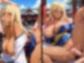爆乳黒ギャルが着物姿でやりたい放題！
