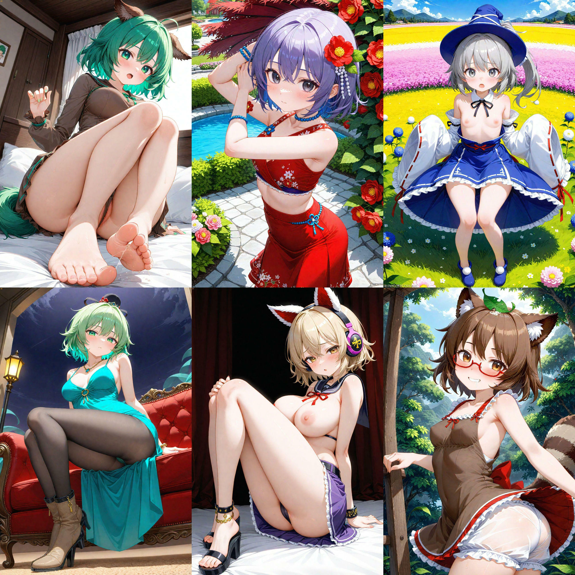 サンプル画像1:ノーモザイク！東方神霊廟キャラの誘惑(NOTモザイク製作所) [d_575832]