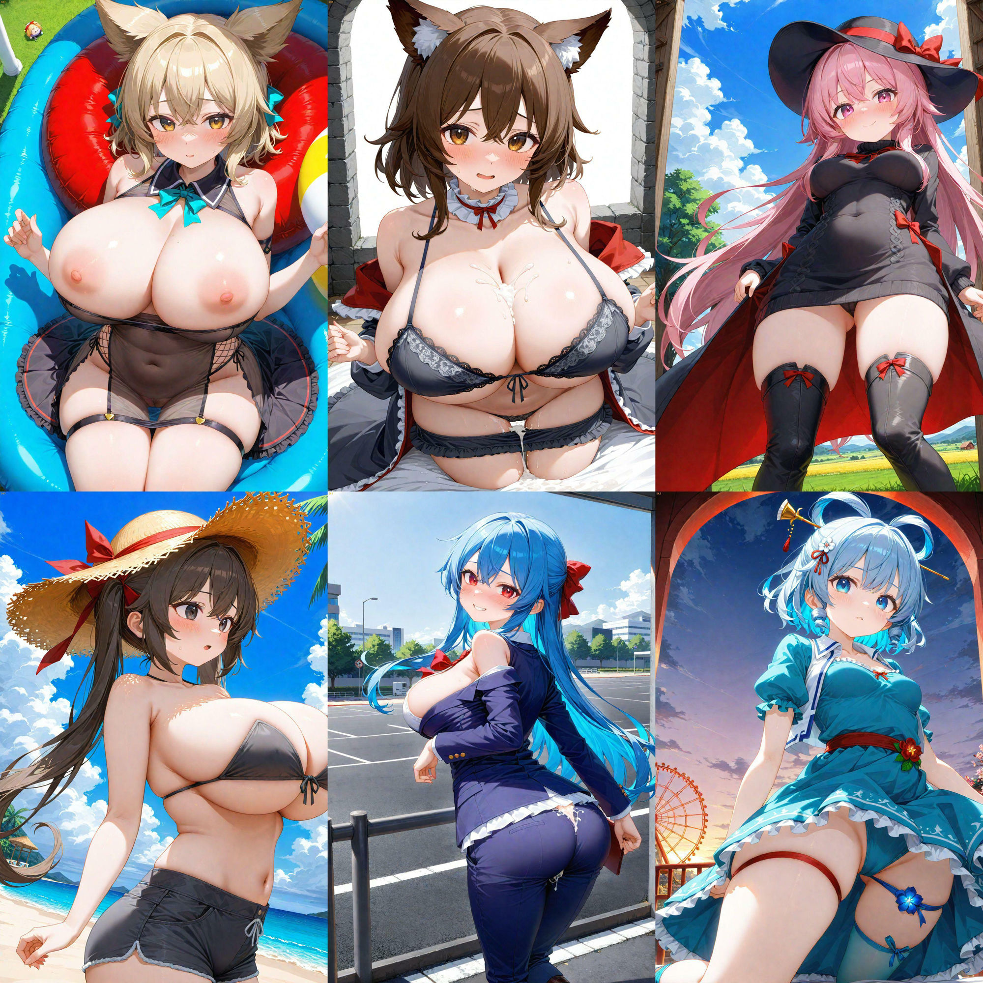 サンプル画像5:ノーモザイク！東方神霊廟キャラの誘惑(NOTモザイク製作所) [d_575832]