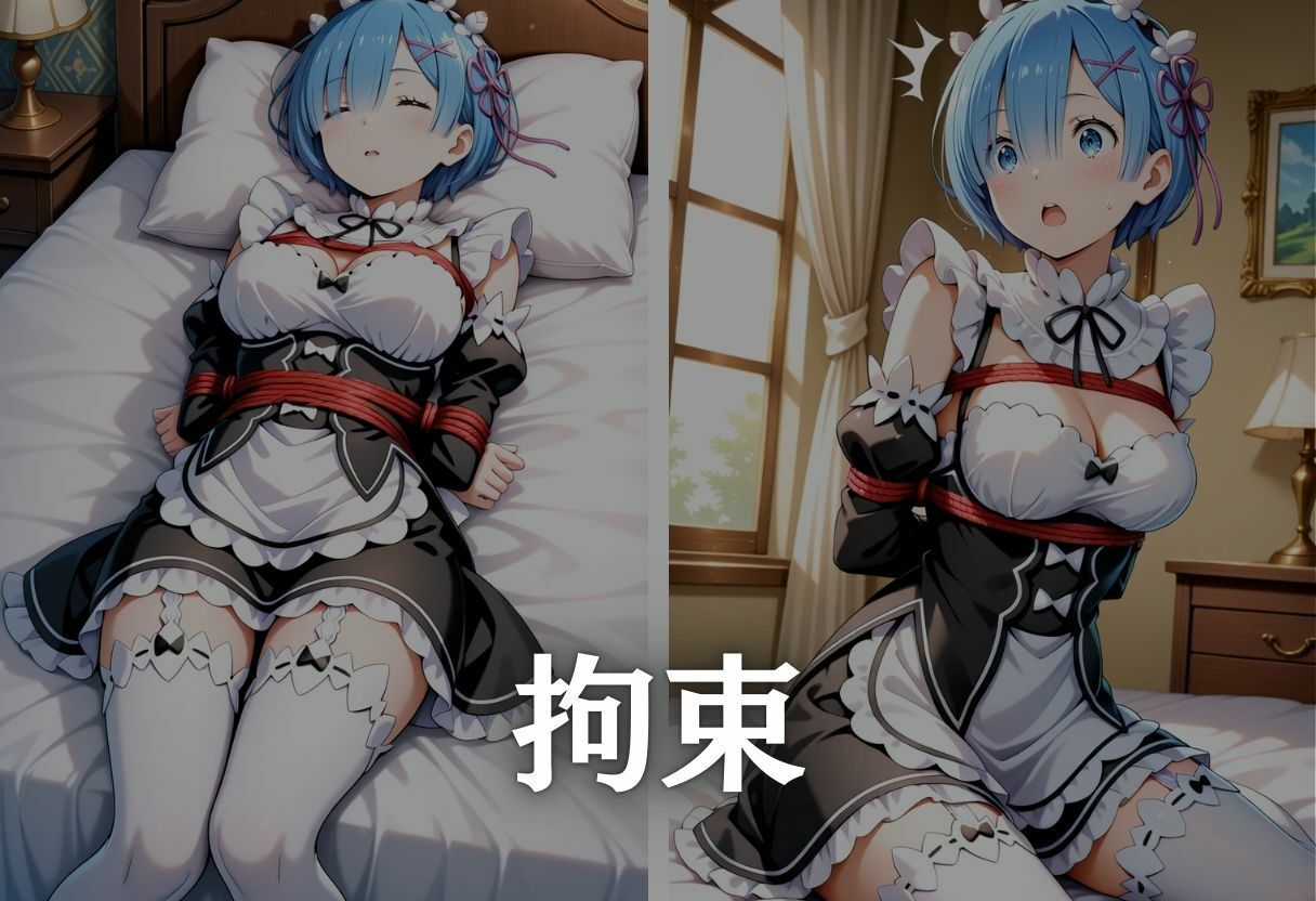 サンプル画像4:〜ゼロから始まる拘束性活〜(ヒロイン) [d_575852]