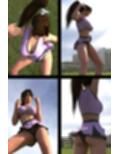 【TD100】元祖セクシー女性格闘家『不知火舞（しらぬいまい）』の写真集SexyNinja-34