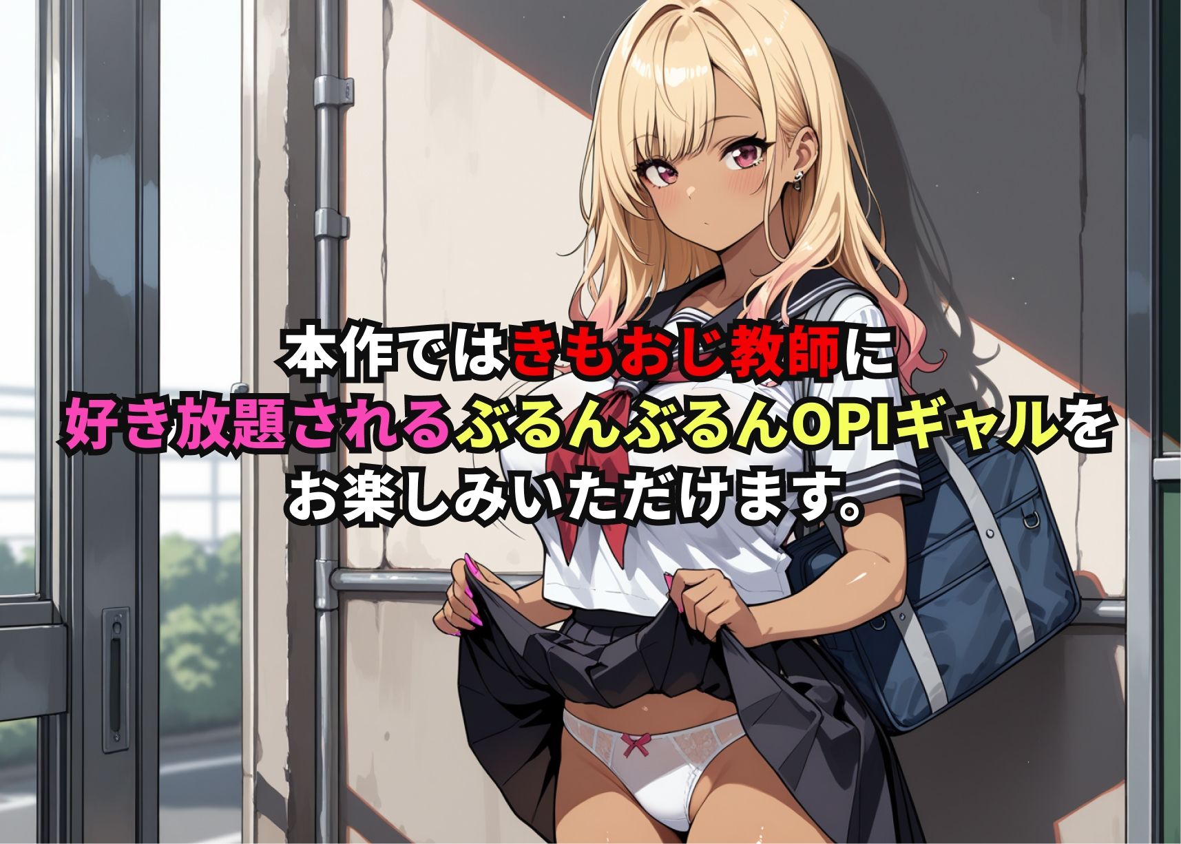 サンプル画像1:女子校生ときもおじさん08(安値えろす) [d_575877]