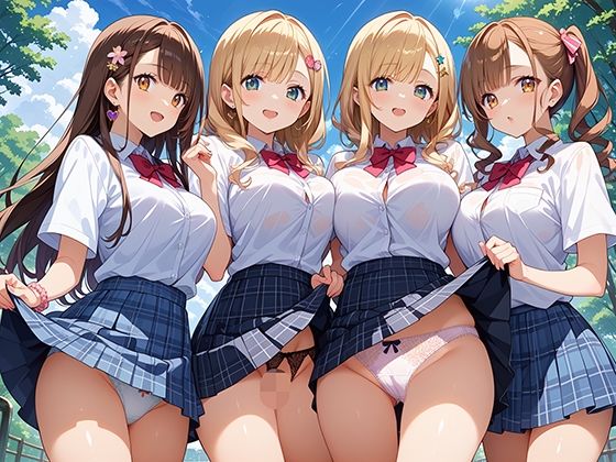 性実践学園 パンチラハーレム 画像2