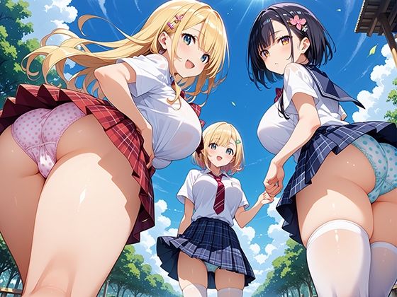 性実践学園 パンチラハーレム 画像4