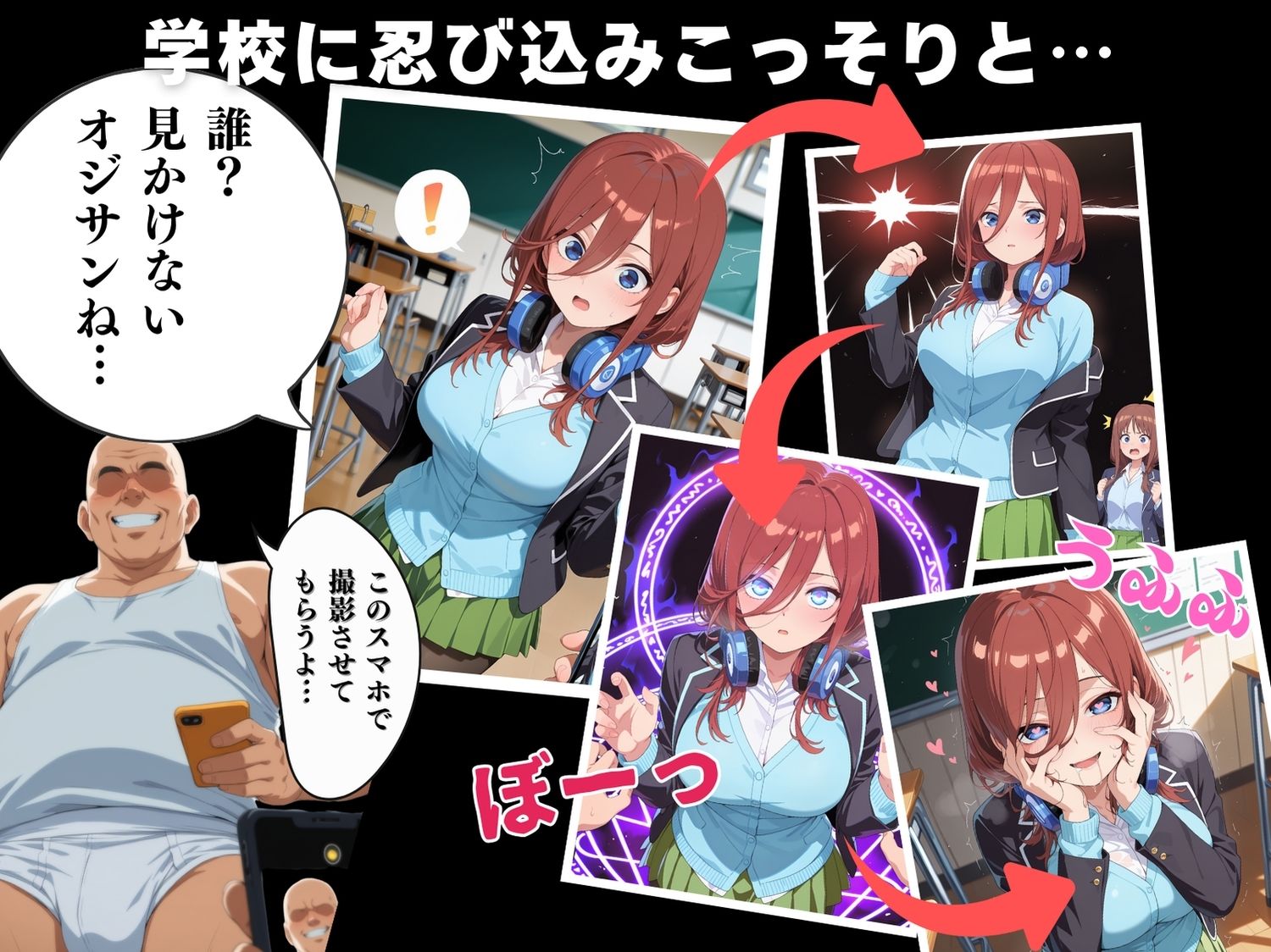 サンプル画像2:【催●・寝取られ・妊娠】五等分◯花嫁  中野 三◯(チュンチュン革命団) [d_576099]