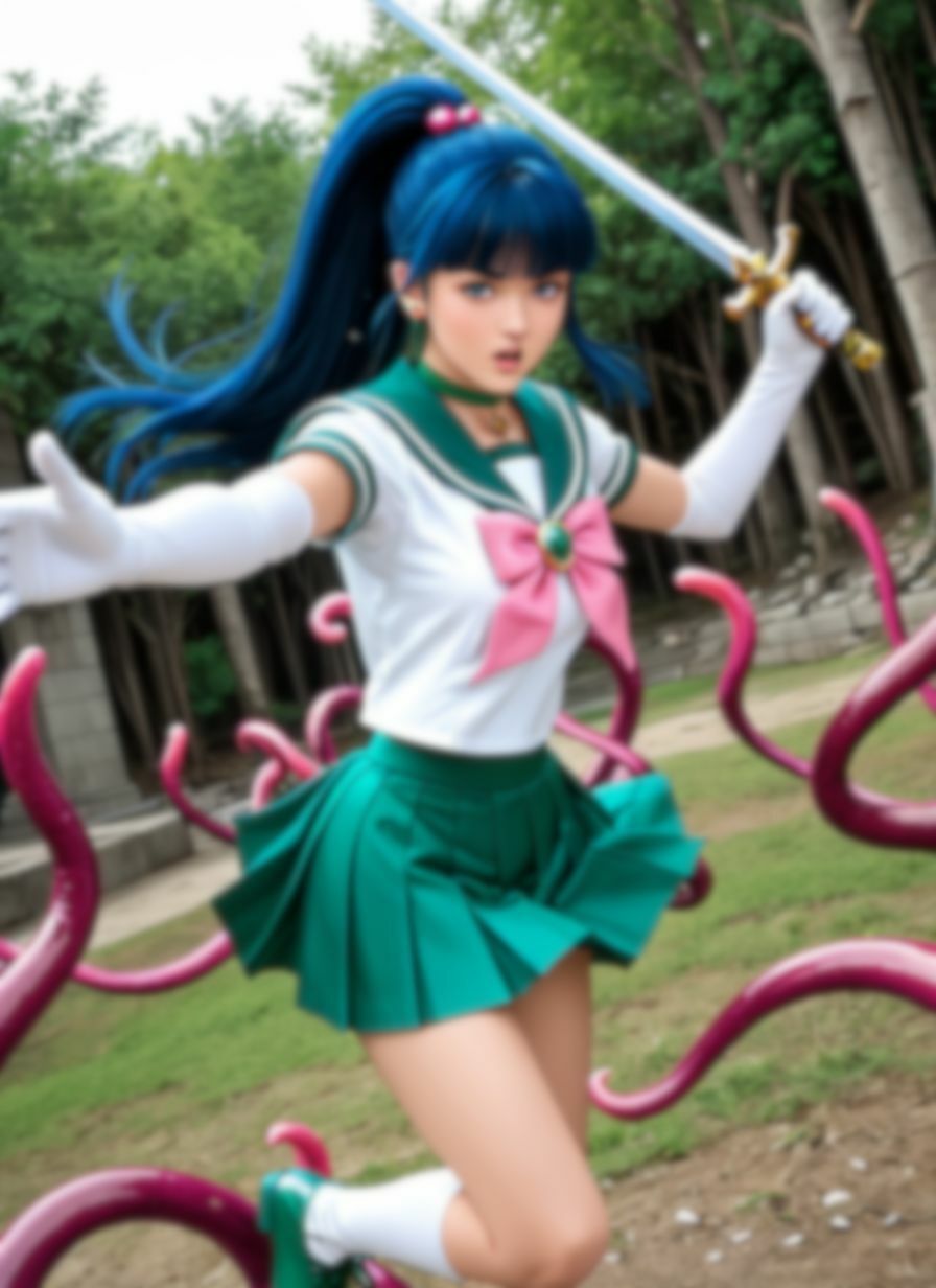 サンプル画像3:触手と戦うセーラー戦士に中出し(kurara natu) [d_576104]