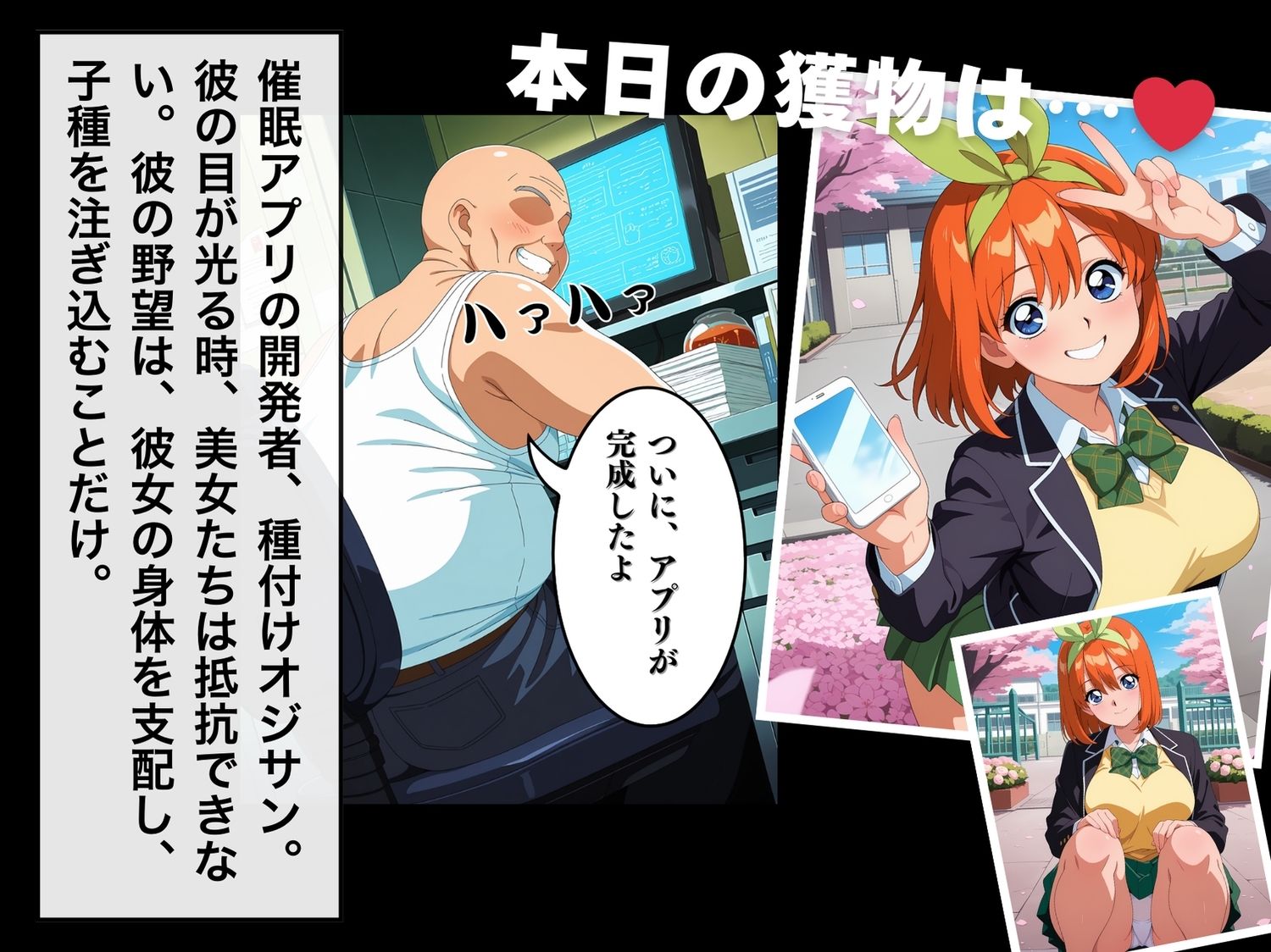 【催●・寝取られ・妊娠】五等分◯花嫁 中野 四◯ 画像1