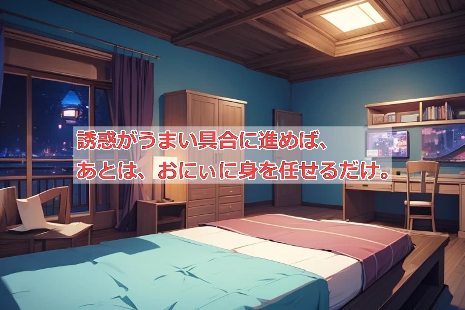 サンプル画像4:できれば一生養ってもらいたいダウナー義妹の着ぐるみパジャマ誘惑♪(くまとねこ屋) [d_576162]