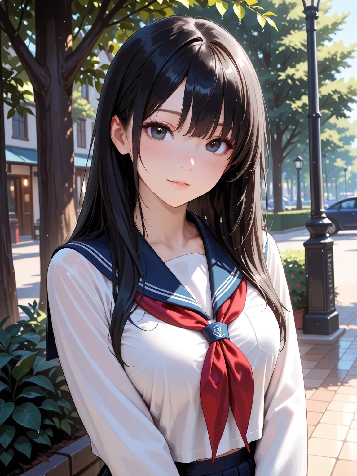 サンプル画像1:雨宿り場所、おじラブ注意報(FAZIクラブ) [d_576180]