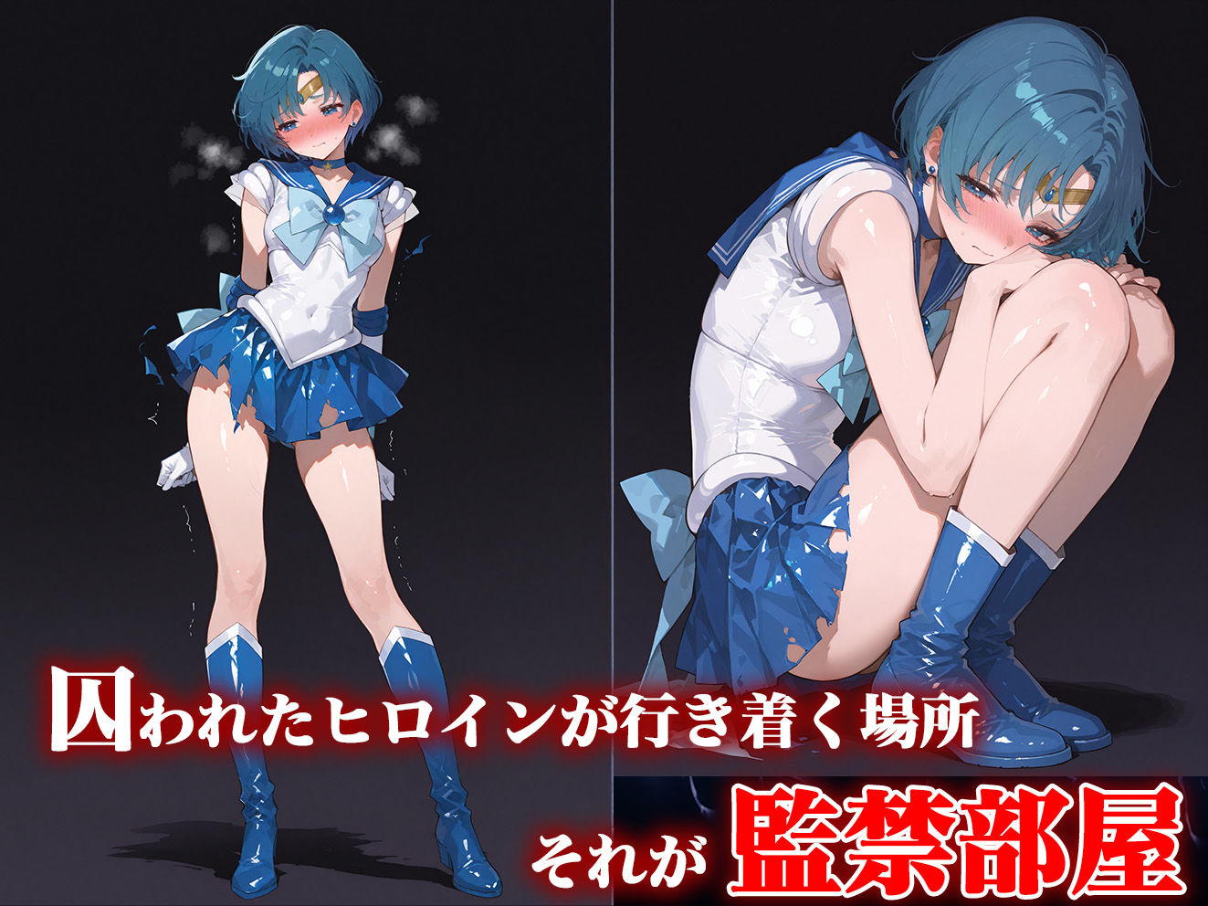 サンプル画像1:敗北ヒロイン監禁部屋-セーラーマーキ○リー水野亜○編-(白濁製作所) [d_576212]