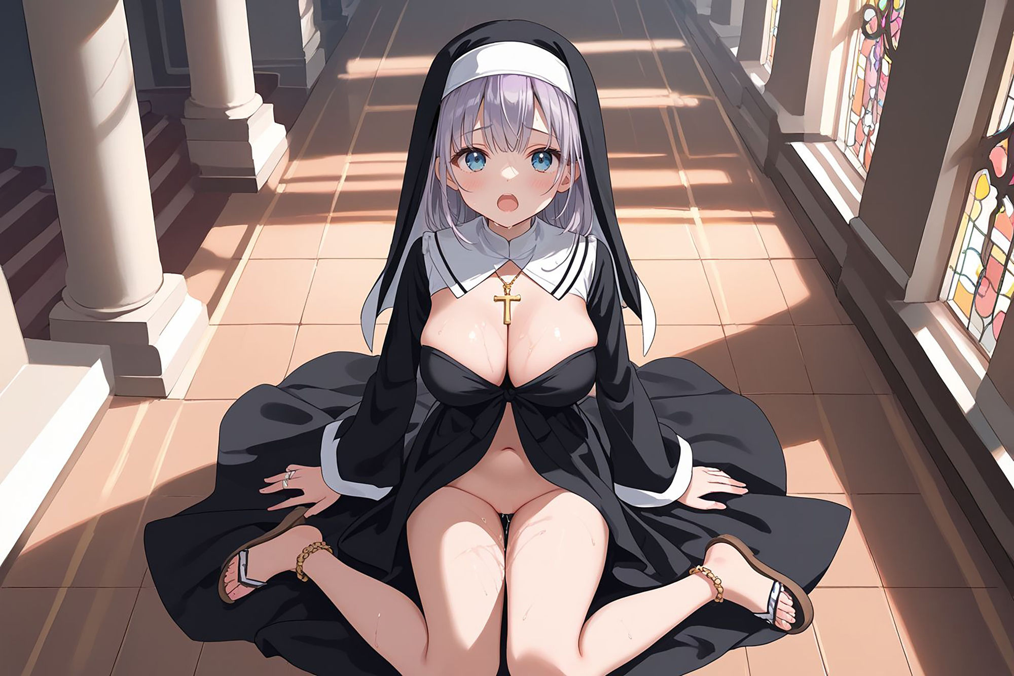 奉仕学園〜学園の可愛いギャルとヤリまくり生活!!〜シスター編vol.3〜 【CG500枚】 画像7