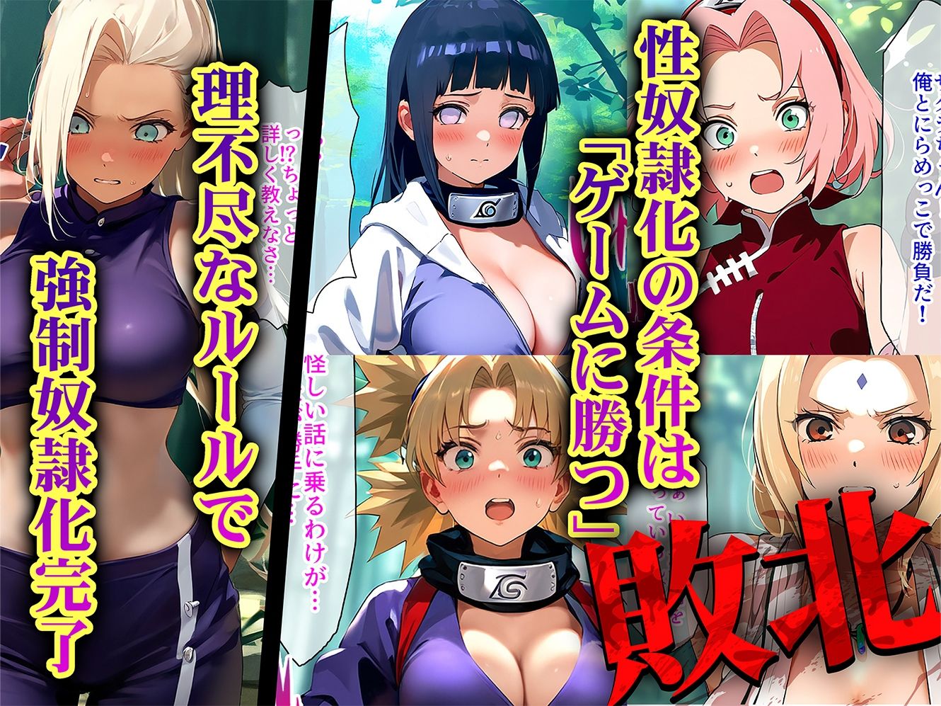 負けたら即性支配〜可哀そうなほどヤられたヒロインたち〜NARUT●編 画像2