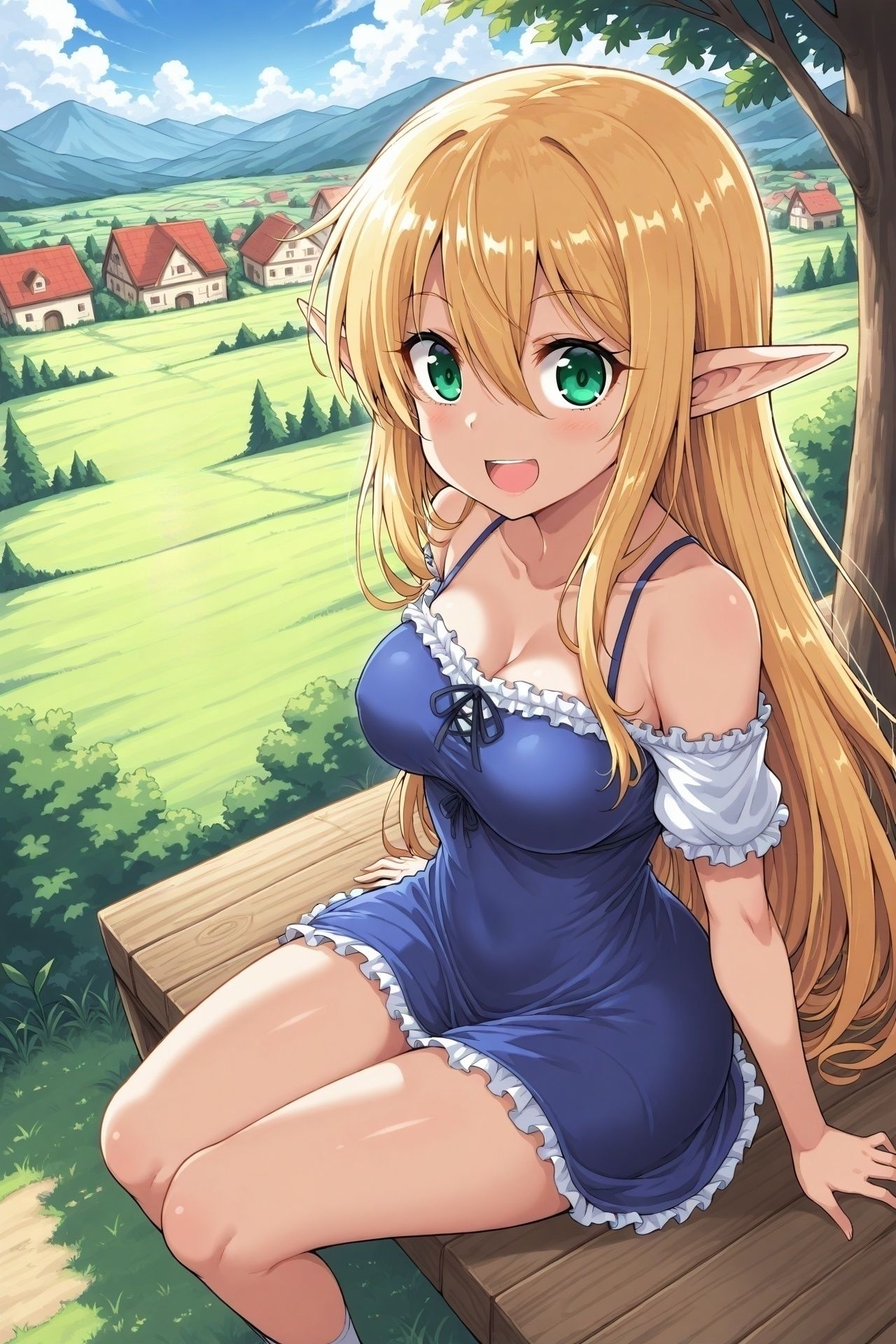 サンプル画像1:エルフの国 滞在記(ハートパイン) [d_576441]