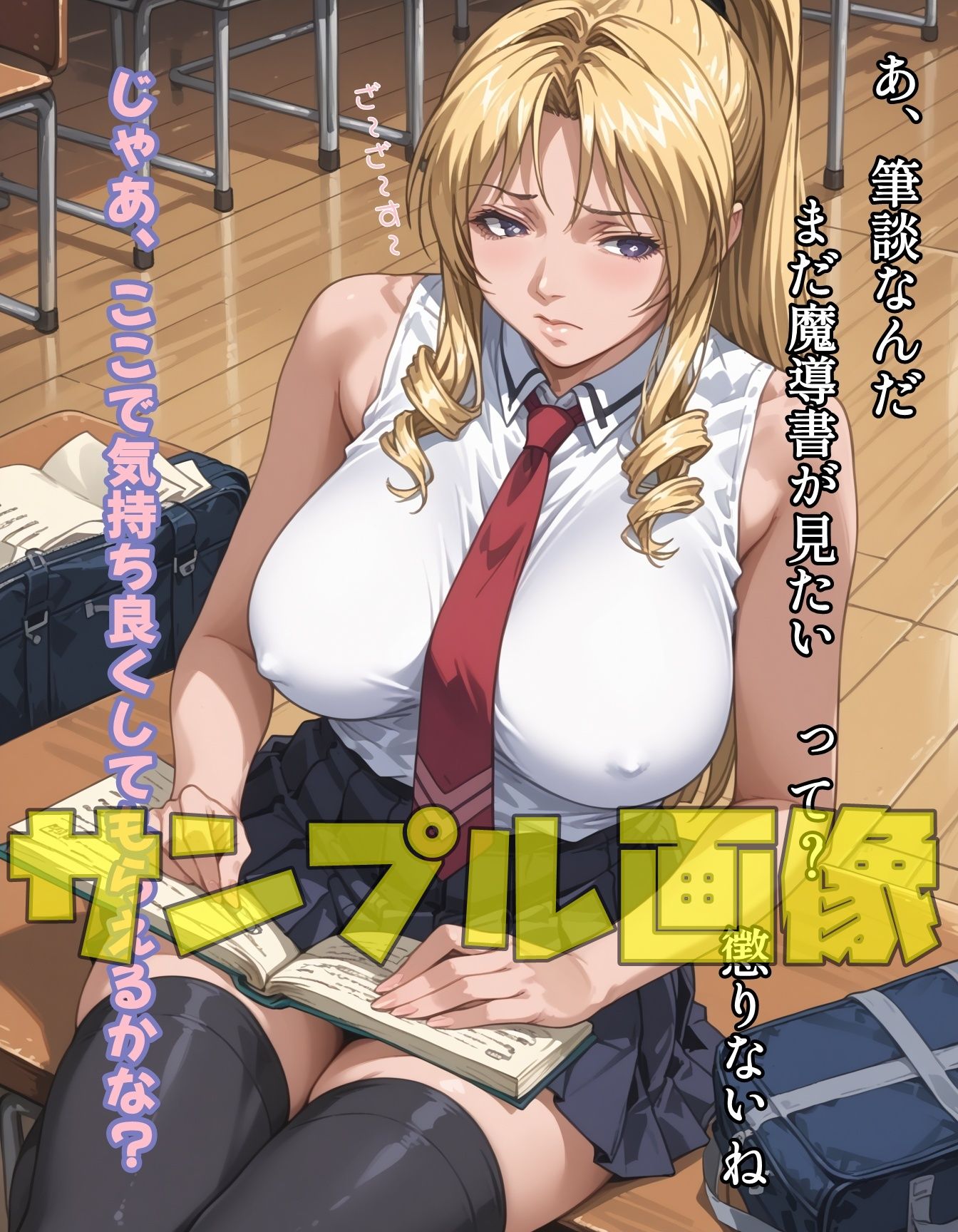 サンプル画像4:新・魔導書好きの残念美人(ツチノコ工房) [d_576466]