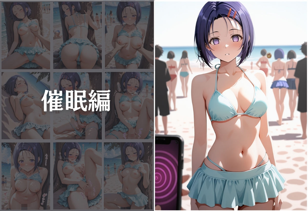 サンプル画像5:催●ビーチ  〜西蓮寺春菜編〜(オンナの館) [d_576476]