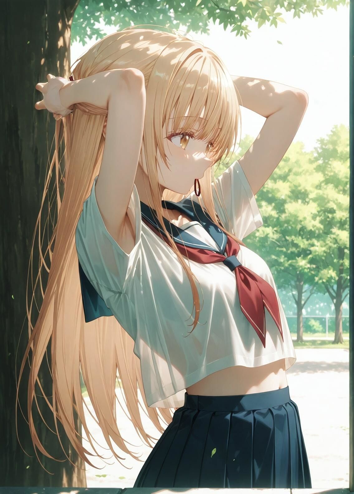 サンプル画像3:「お隣の天使様にいつの間にか駄目人間にされていた件」椎名真昼セクシー写真集10（全500枚）(人の海) [d_576480]