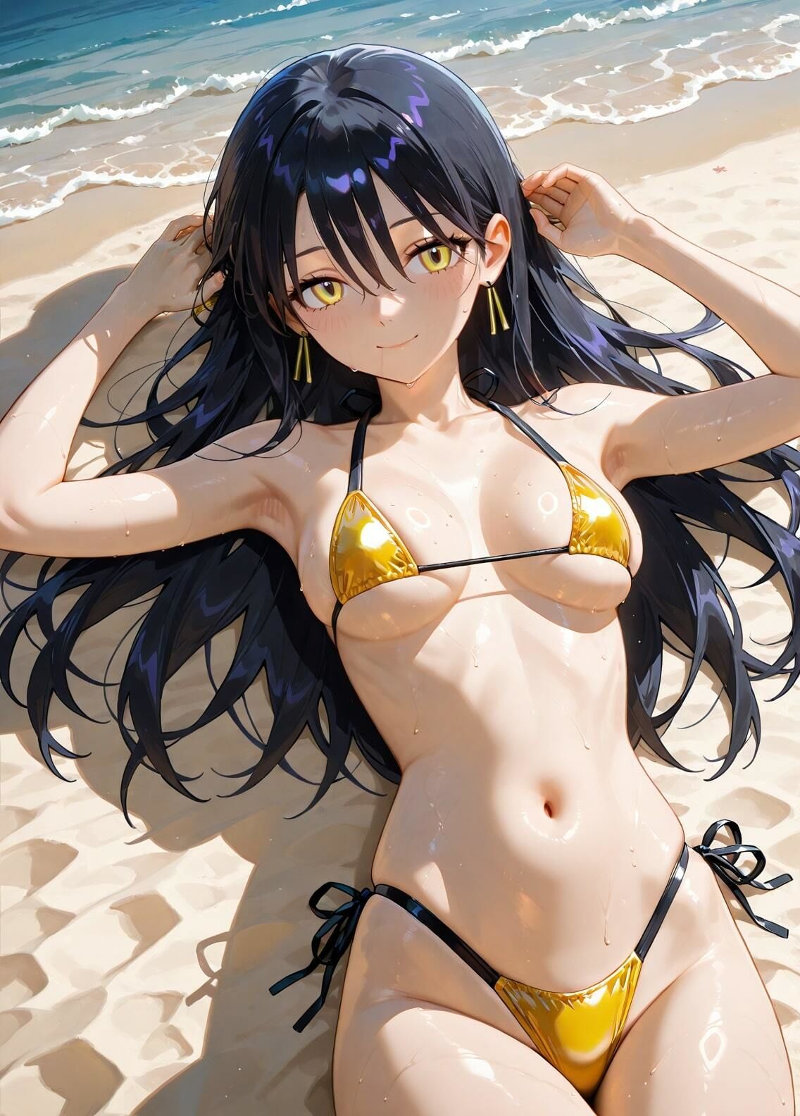 サンプル画像2:「機動戦士Gundam GQuuuuuuX」ニャアン セクシー写真集3（全500枚）(人の海) [d_576486]