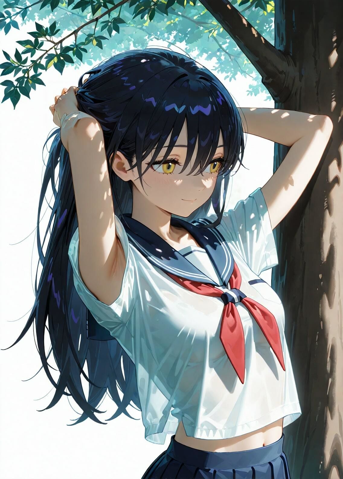 サンプル画像3:「機動戦士Gundam GQuuuuuuX」ニャアン セクシー写真集3（全500枚）(人の海) [d_576486]