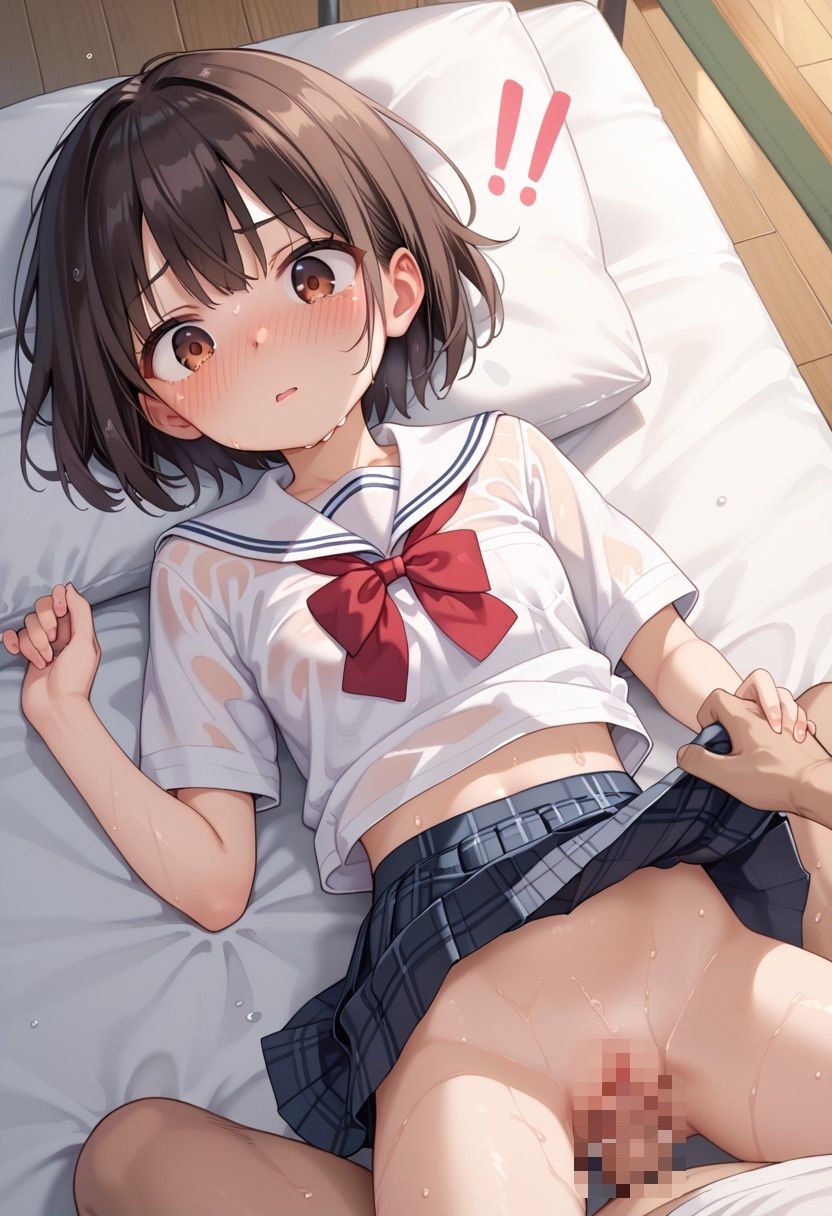 Gカップ女子校生のメス堕ち成長かわいい乳首の清楚系JKが憧れの先生と種付し放題_8