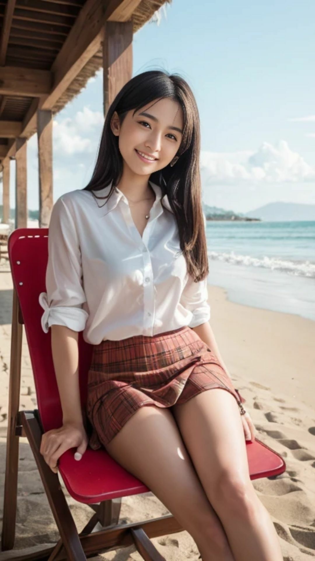 気になるデルタ！椅子に座った女性がミニスカートをはいていたら気になってしょうがない 画像9