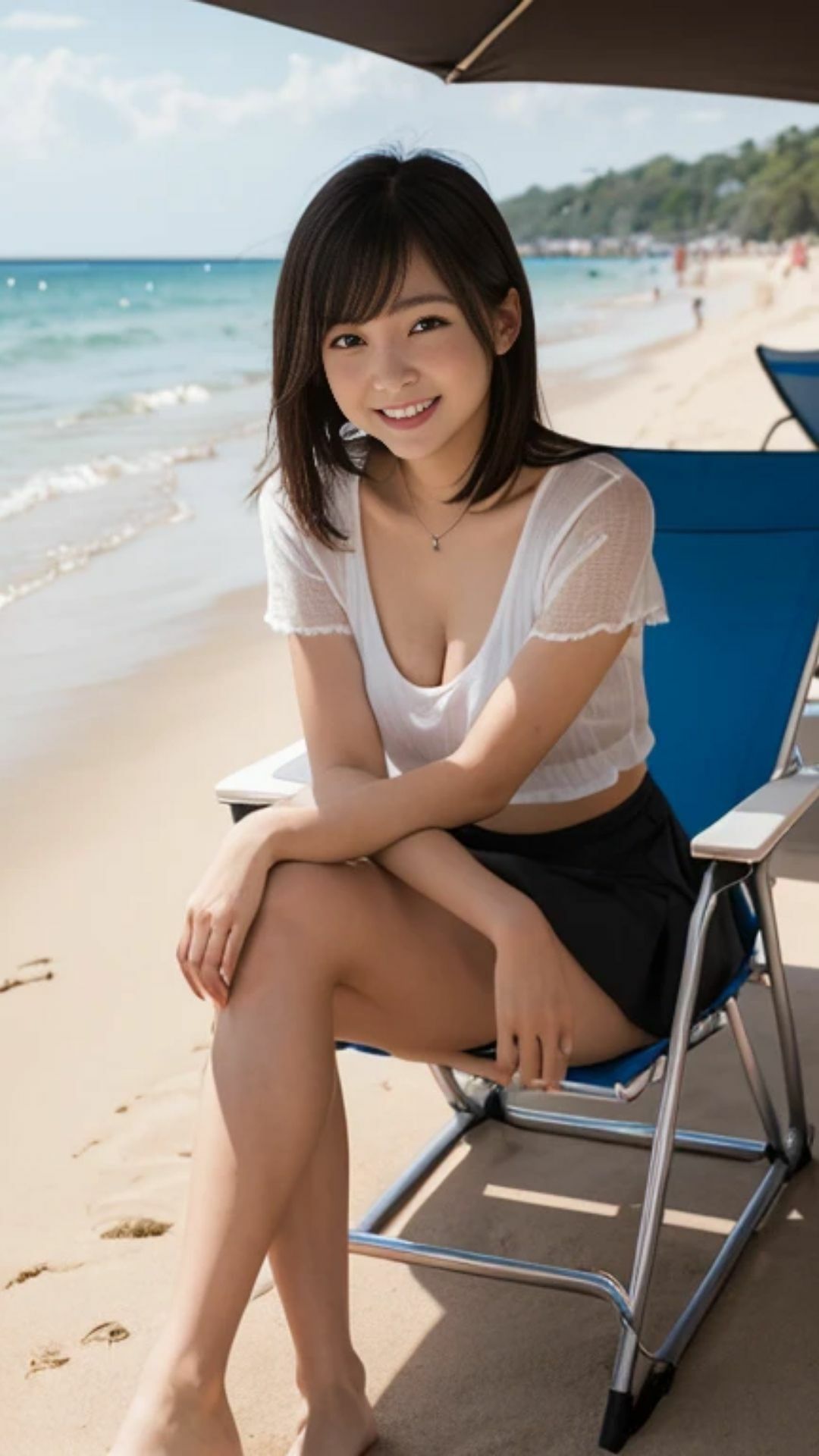 気になるデルタ！椅子に座った女性がミニスカートをはいていたら気になってしょうがない 画像10