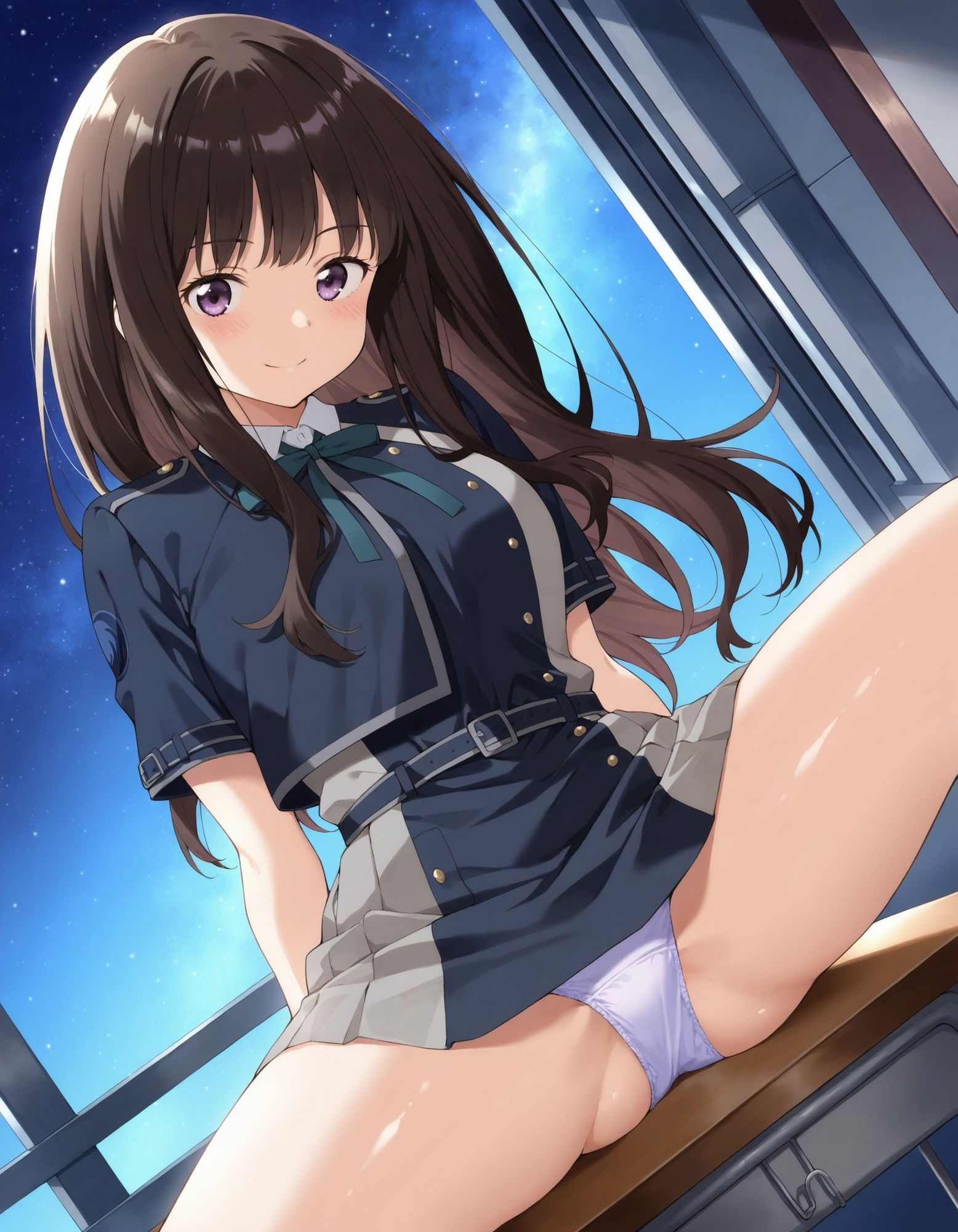 井ノ〇たきなのパンチラ〜リ〇リス服編〜 画像2