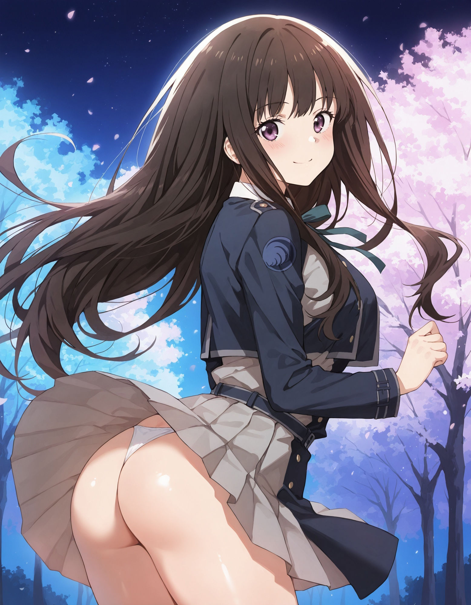 井ノ〇たきなのパンチラ〜リ〇リス服編〜 画像3