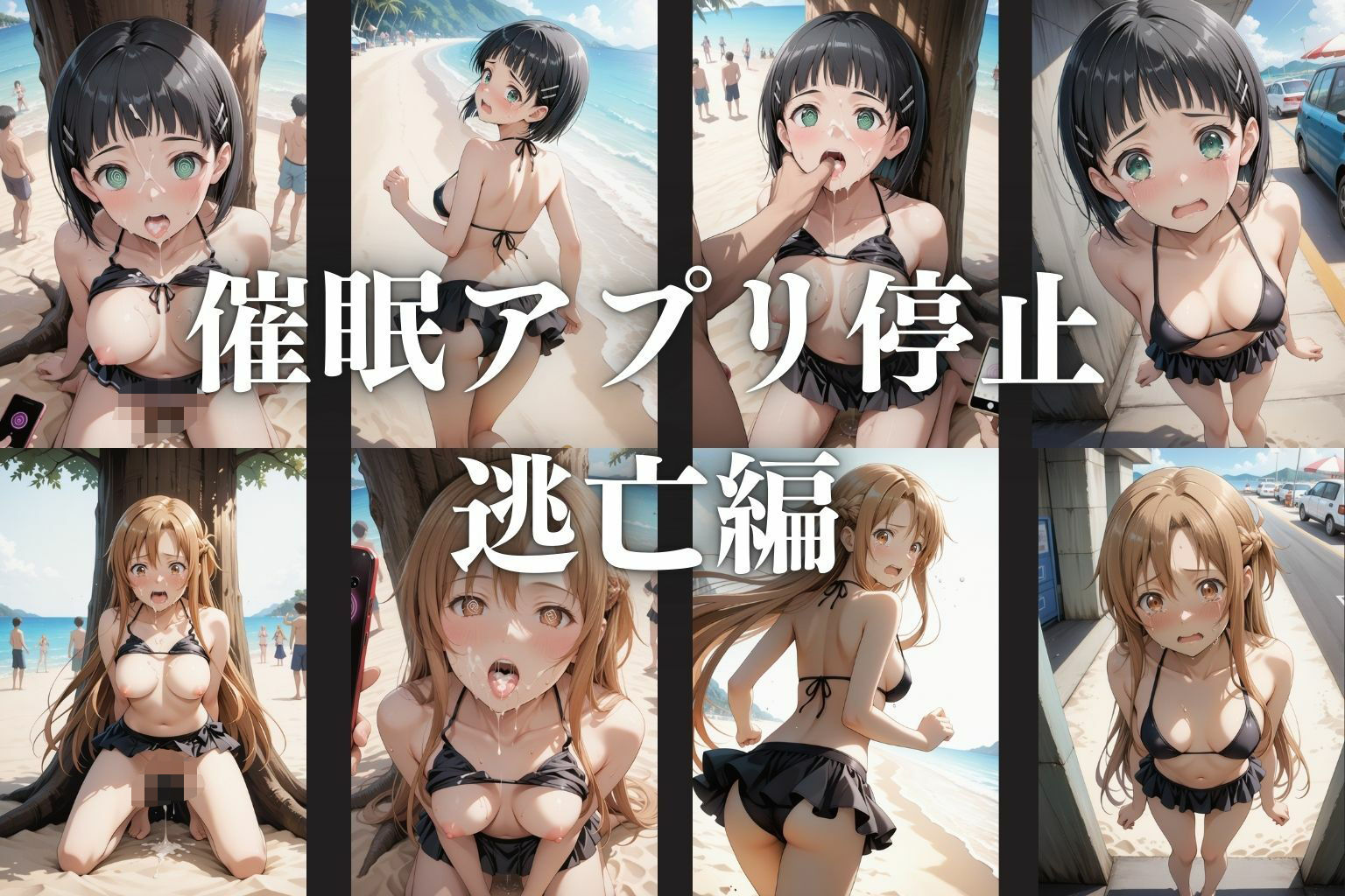 〜催●アプリでS級美女を孕ませハーレム〜 ―桐ヶ○直葉・結○明日奈― 画像7