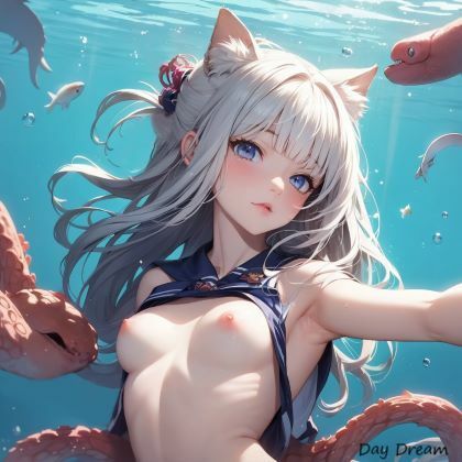 サンプル画像2:猫耳水族館R(Day Dream) [d_576698]