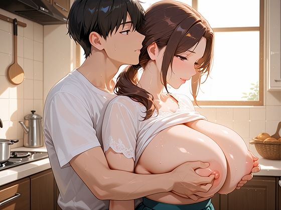 嫁に搾乳の仕方を教えてる先輩ママさんのおっぱいに発情しちゃった 画像8