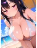 ジト目の巨乳美少女とビーチで！5