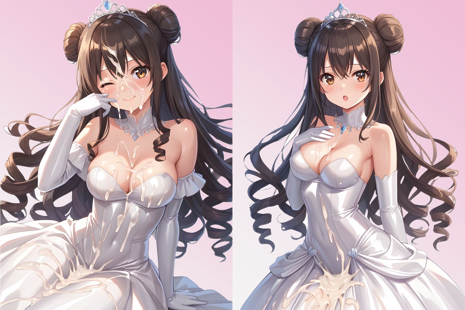 ウェディングドレスに精液&おしっこぶっかけ 画像4