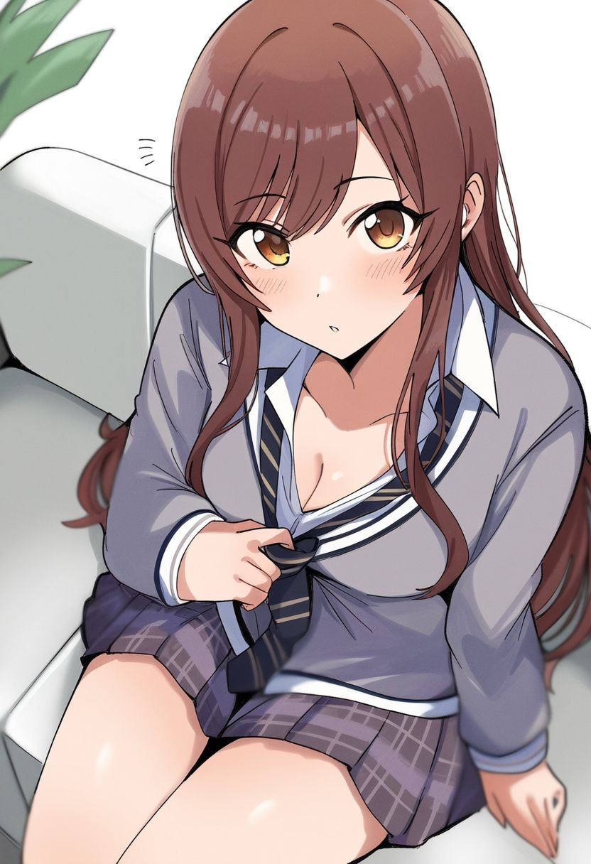 サンプル画像2:美少女アイドルと子作り（大〇甘奈編）(skin_head) [d_576821]