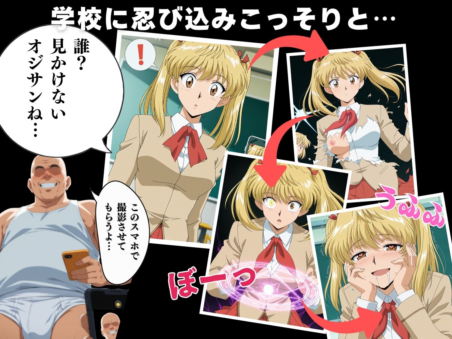 【寝取られ】スクールラ◯ブル  沢近 ◯理 画像2