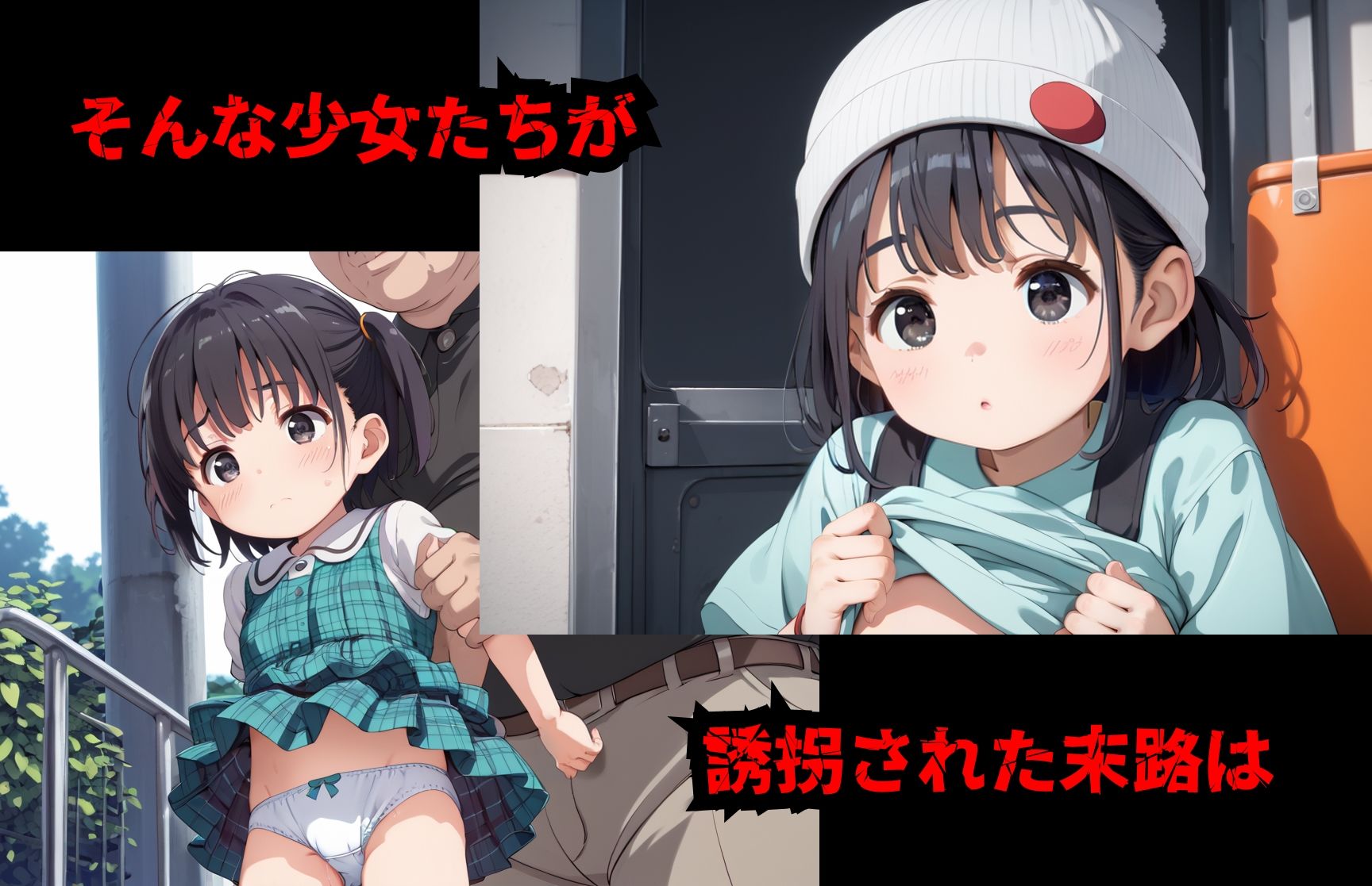 ロリっ娘監禁レ●プ-女の子たちを誘拐し犯しまくる サンプル画像 4