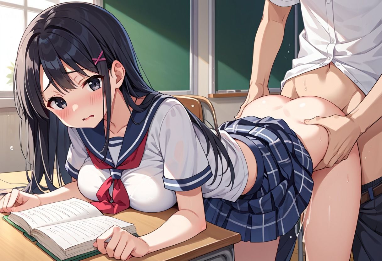 サンプル画像1:清純演劇部エース、無理やり肉便器契約 一放課後の教室で、何度も快楽調教されて一(カムジャタン) [d_576931]