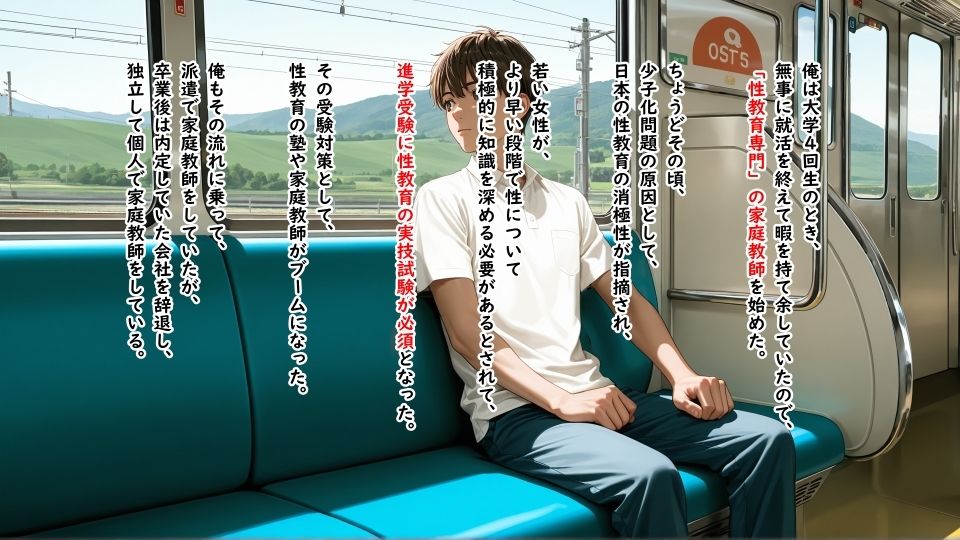 サンプル画像1:性教育が必修の狂った受験戦争に乗じた〇リコン家庭教師に性感帯を開発されて何回イってもやめてもらえない女の子(ありゅ研究所) [d_576942]