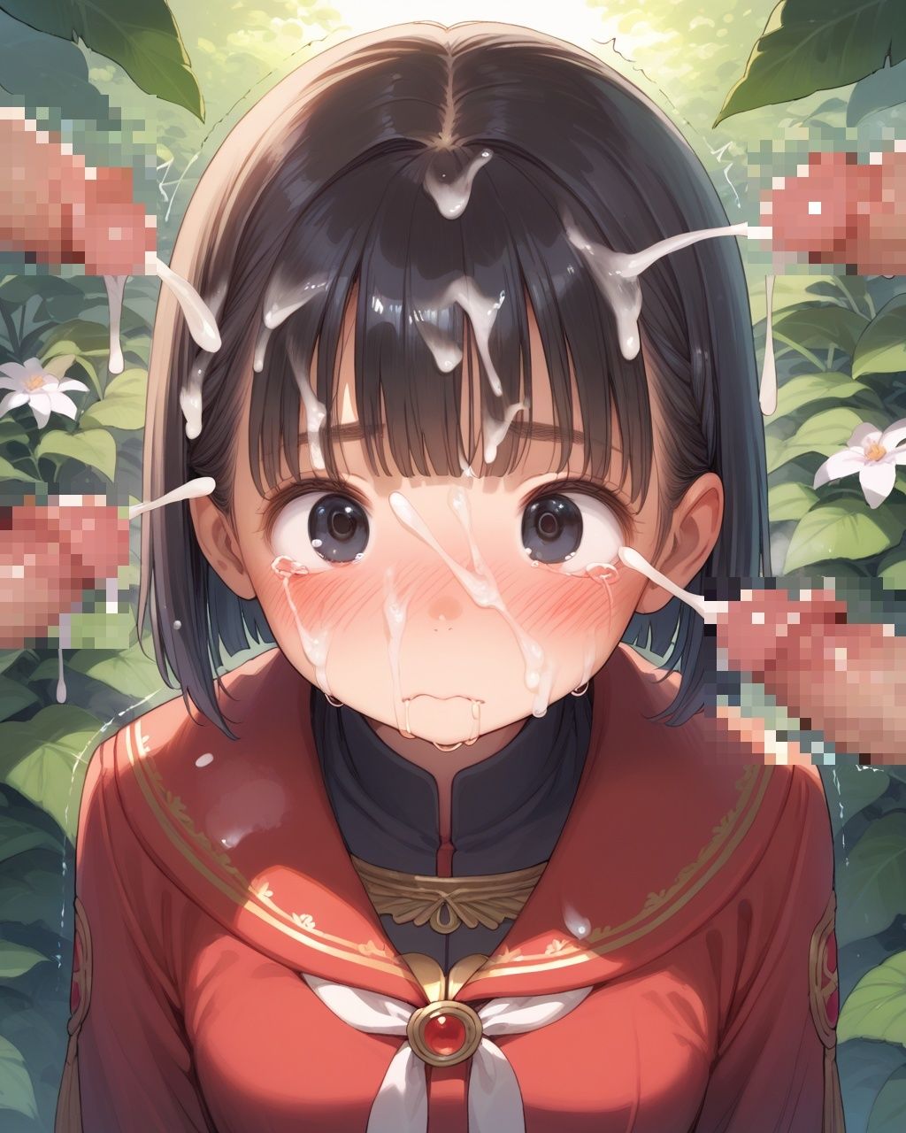 つるぺたロリ少女が無垢な笑顔でパンツをめくり上げて誘惑してきたので、濃厚な快楽に溺れさせて完全に堕ちさせた_7